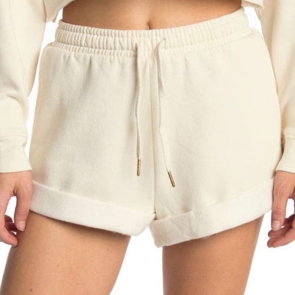 Weworewhat Cream Sweat Shorts XS - Picture 1 of 11